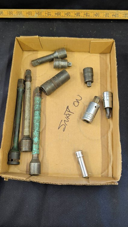 Snap-on Socket Extensions and Bit Sockets Lot