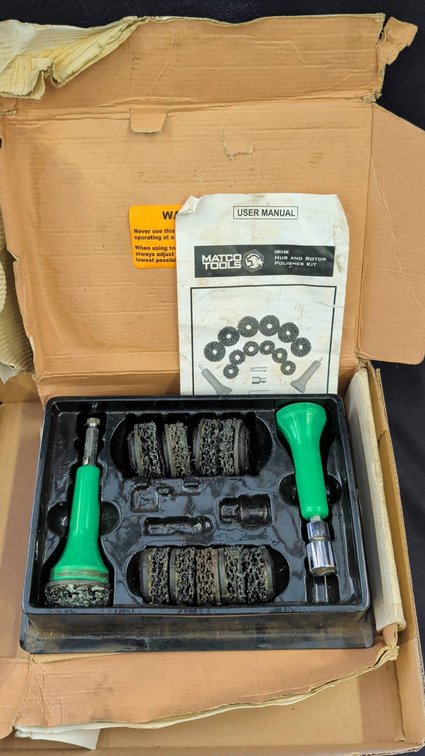 Matco Tools HR14K Hub and Rotor Polisher Kit