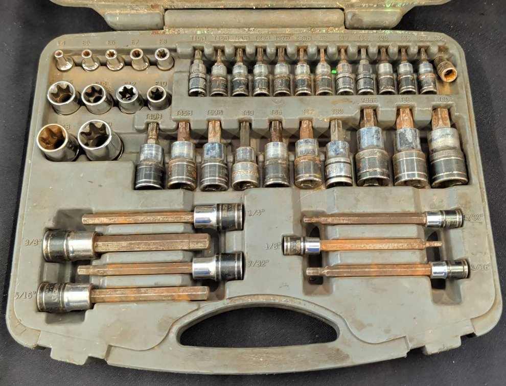 Silver Eagle Socket and Bit Set in Case