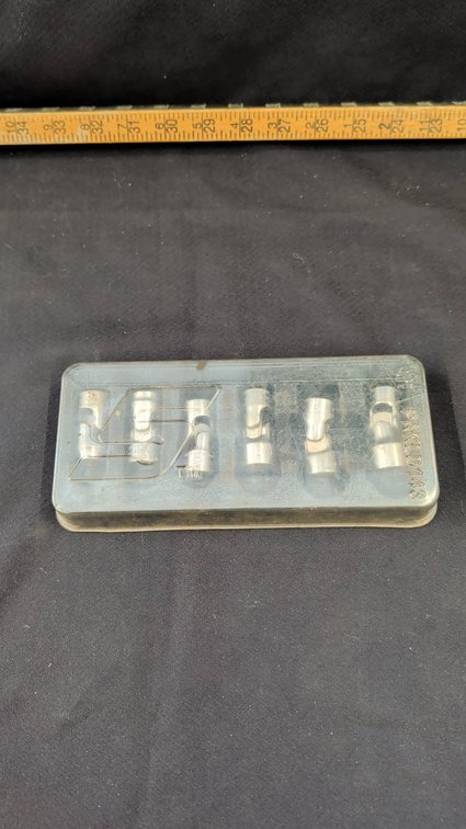 Snap-on Socket Universal Joint Set In Case