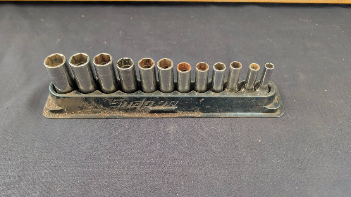 Snap-on 12pc 1/4" Drive SAE 6-Point Socket Set