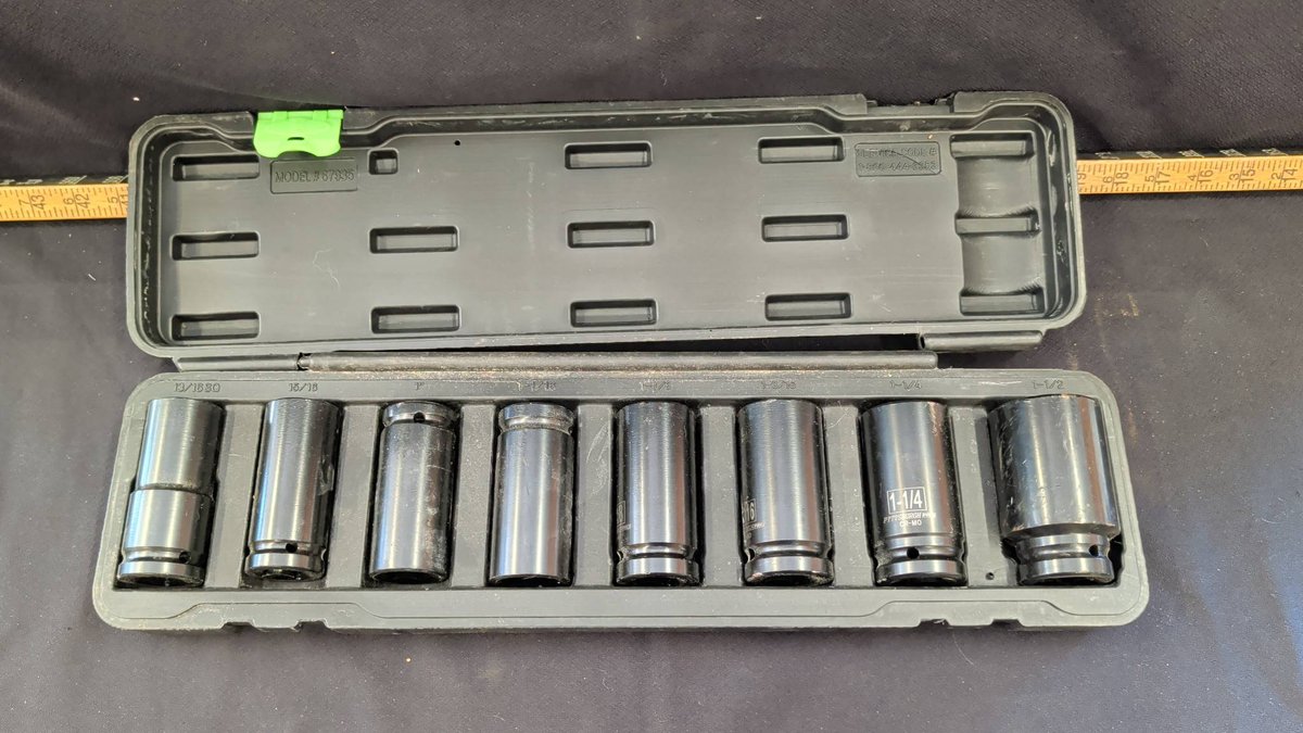 Pittsburgh Pro 8 Pc 3/4" Drive Impact Socket Set