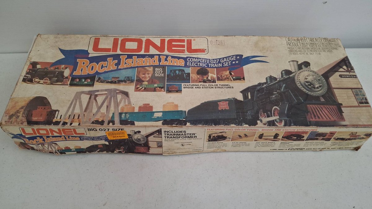Lionel Rock Island Line 027 Gauge Train Set
