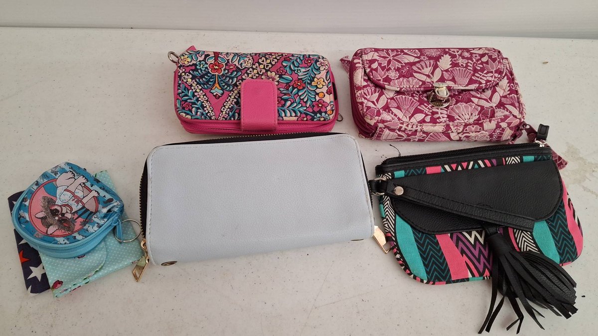 7 Assorted Wallets and Coin Pouches