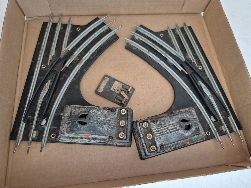 Model Railroad Track Switches and Base Plate