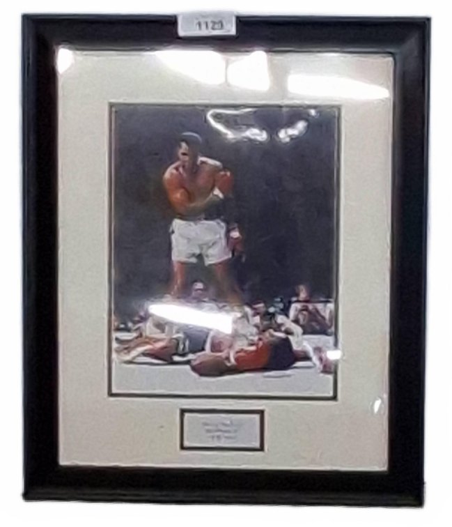 Muhammad Ali "I Shocked The World" Framed Print