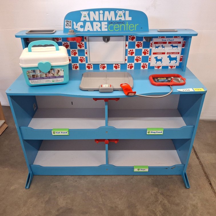 Animal Care Grooming Center Playset 35x21x34