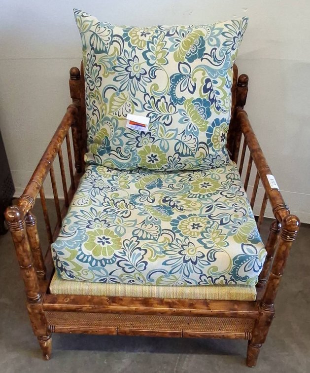 Broyhill Rattan Armchair With All Weather Cushions