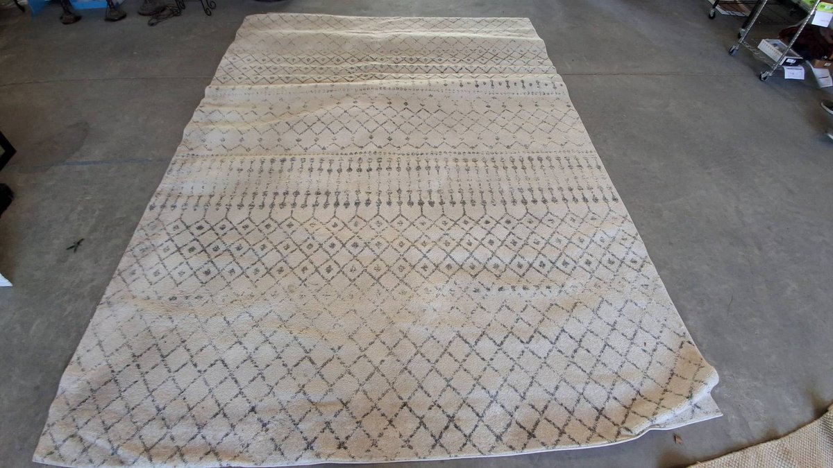 Bodrum Grey Rug 8'10" x 12' Polypropylene