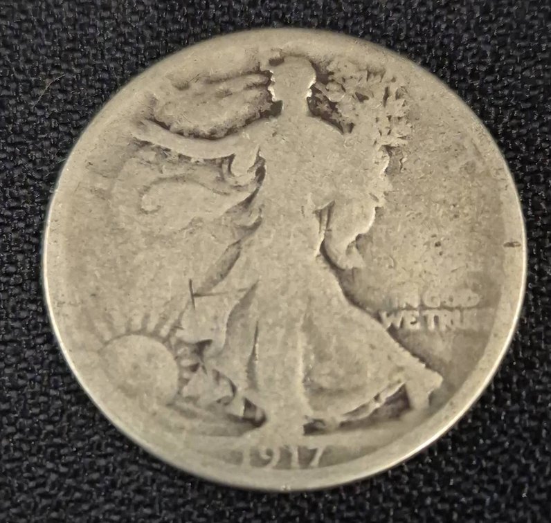 1917 Walking Liberty Half Dollar
