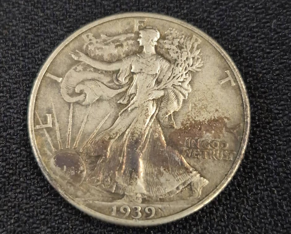 1939 Walking Liberty Half Dollar Coin