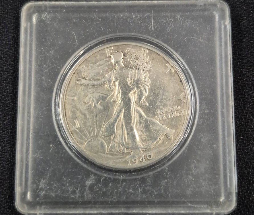 1940 Walking Liberty Silver Half Dollar Coin