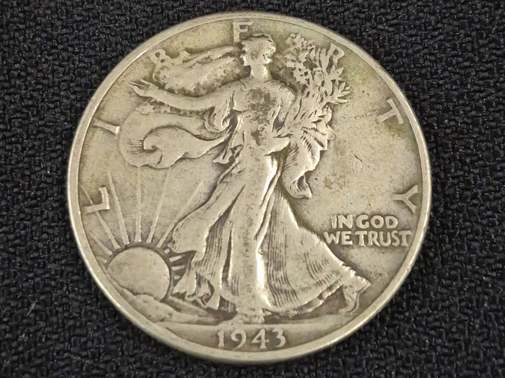 1943 Walking Liberty Silver Half Dollar