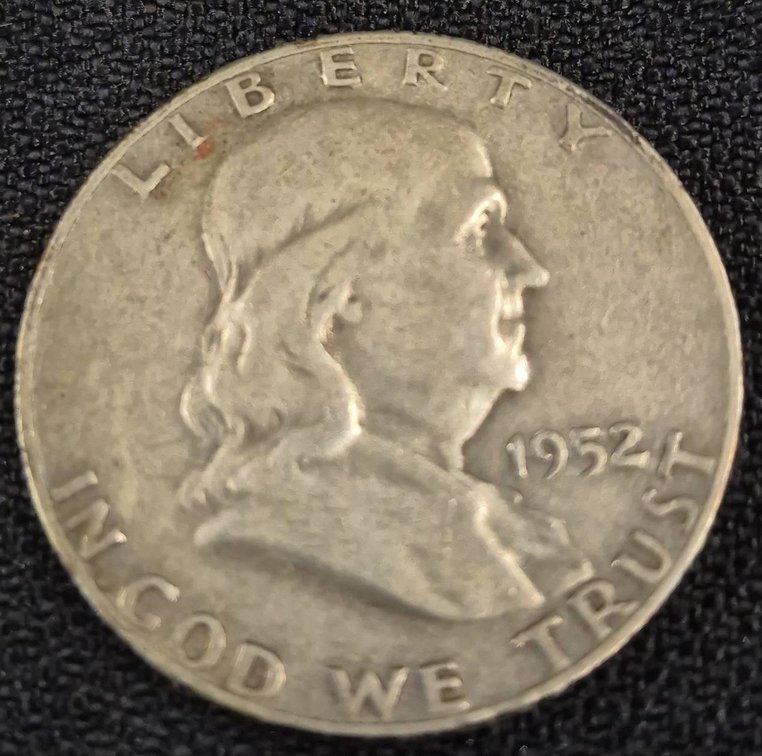 1952 D Franklin Half Dollar Coin