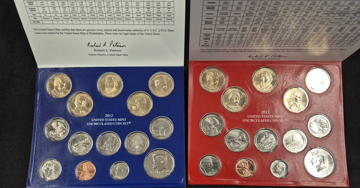 2012 US Mint Uncirculated Coin Set P & D
