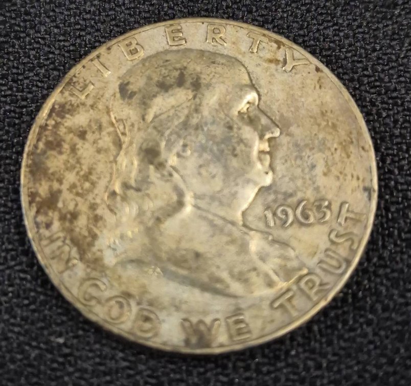 1963-D Franklin Half Dollar Coin