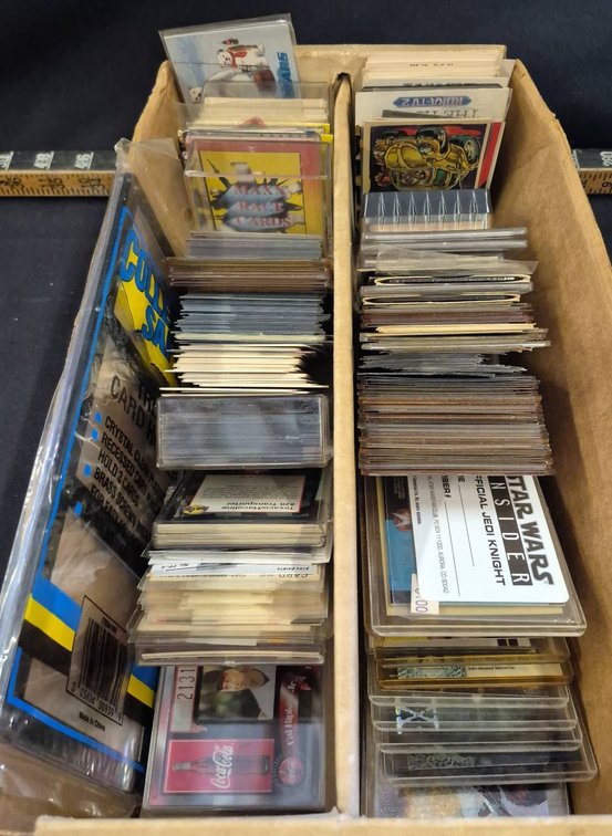 Card Lot Star Wars, Star Trek, Garbage Pail
