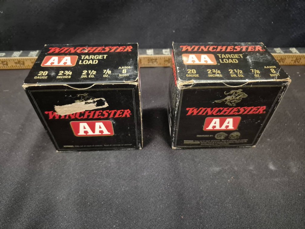 2 Boxes Winchester AA 20 Gauge Target Load