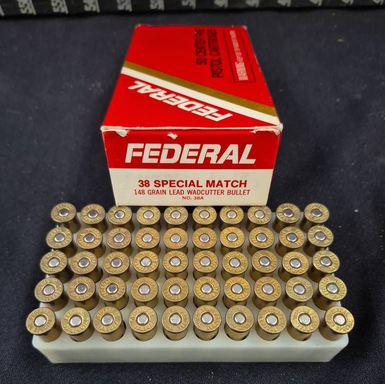 Federal .38 Special Match 148 Grain Ammo 50ct