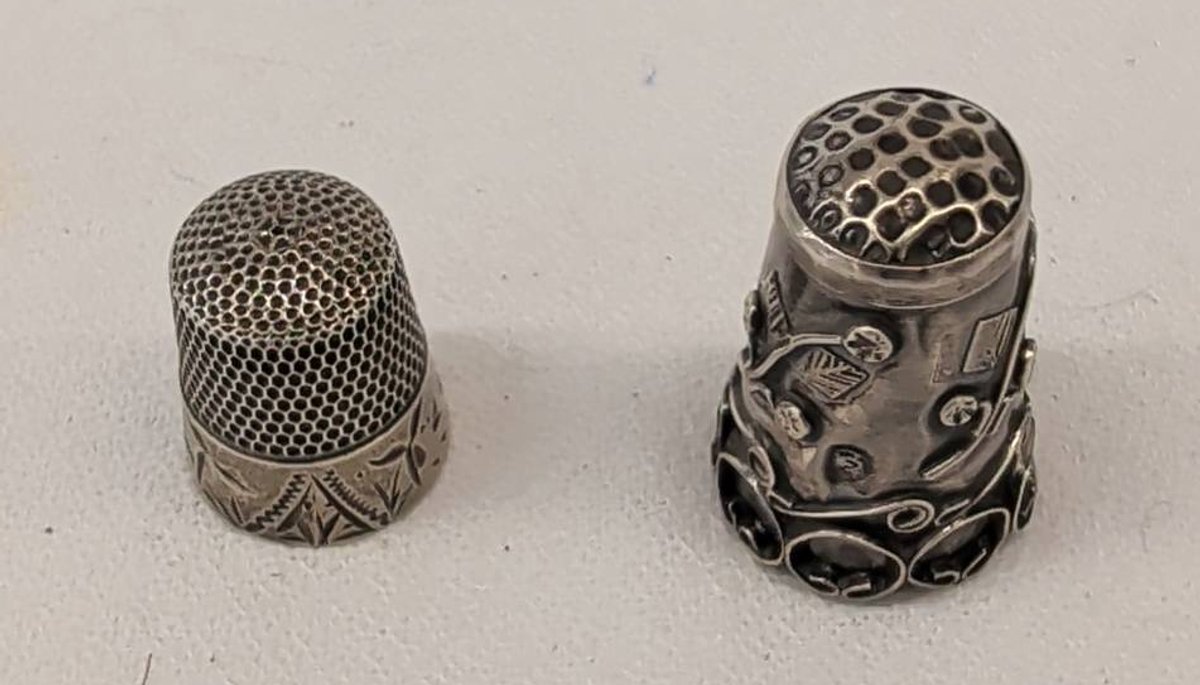 Sterling Silver Sewing Thimbles