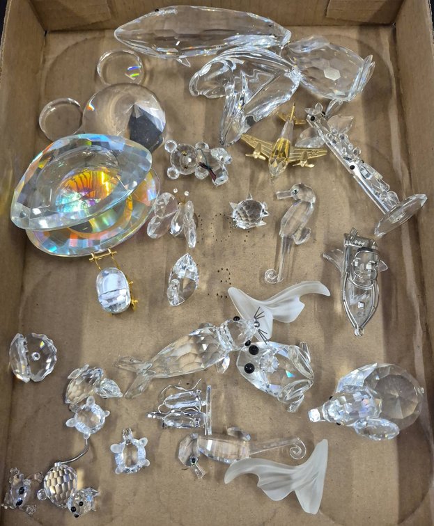 Crystal Disney Figurines Assorted Lot