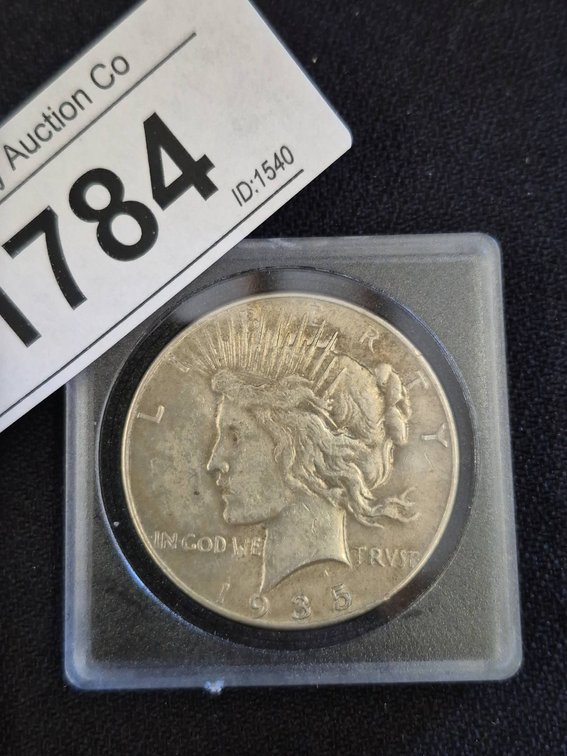 1935 Peace Silver Dollar Coin