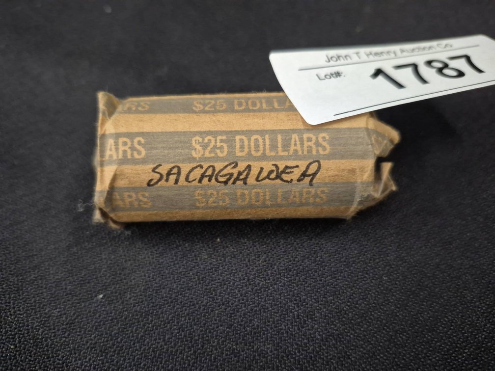 Roll of Sacagawea $1 Coins, $25 Face Value