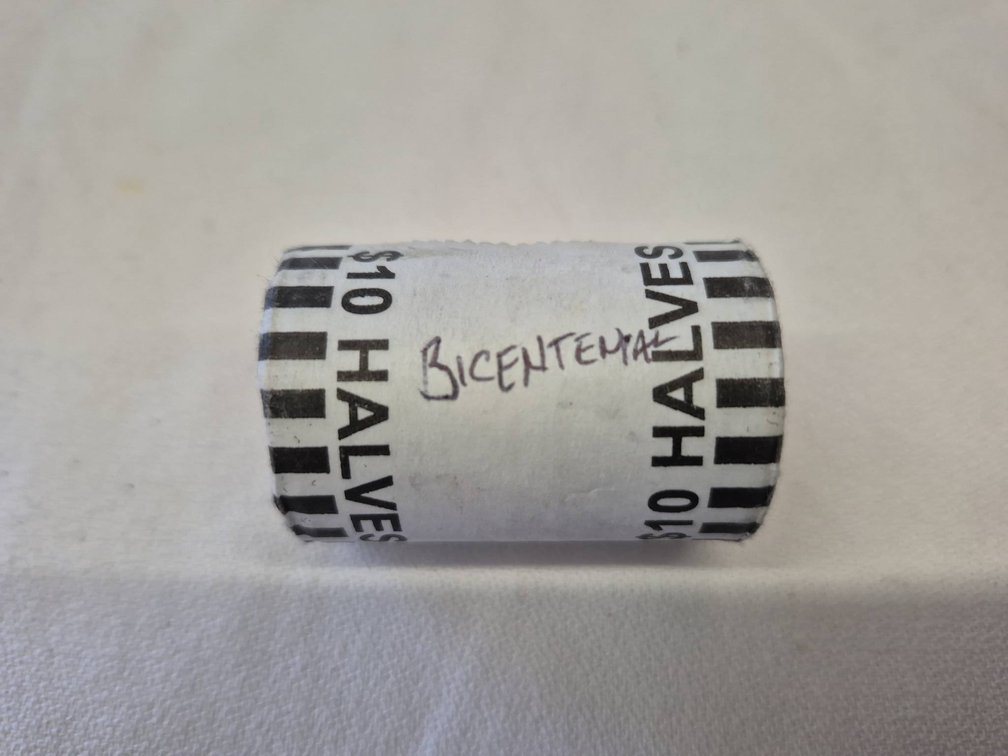 $10 Roll Kennedy Bicentennial Half Dollars