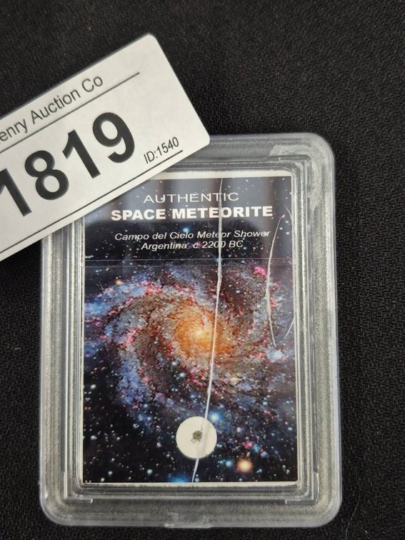 Campo del Cielo Meteorite Fragment Card