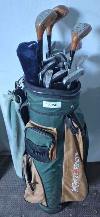 Wilson Irons, Woods & Serpette Golf Bag Set