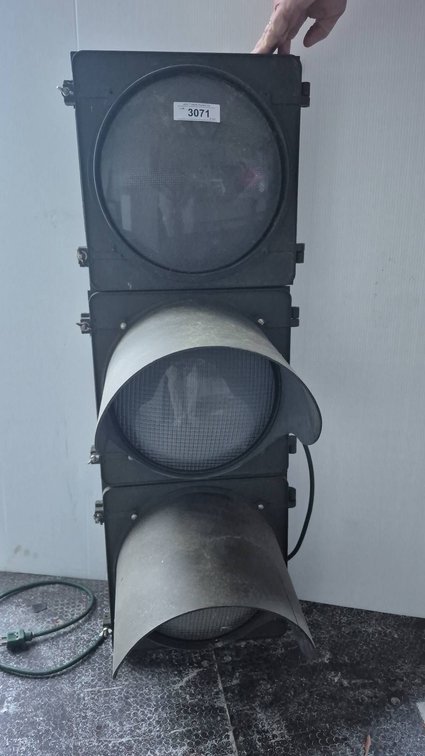 Three-Section Electric Traffic Light Signal