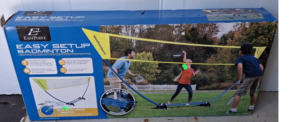 EastPoint Easy Setup Badminton Set
