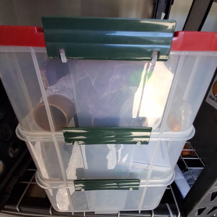 3-Drawer Plastic Organizer w/ Craft Supplies