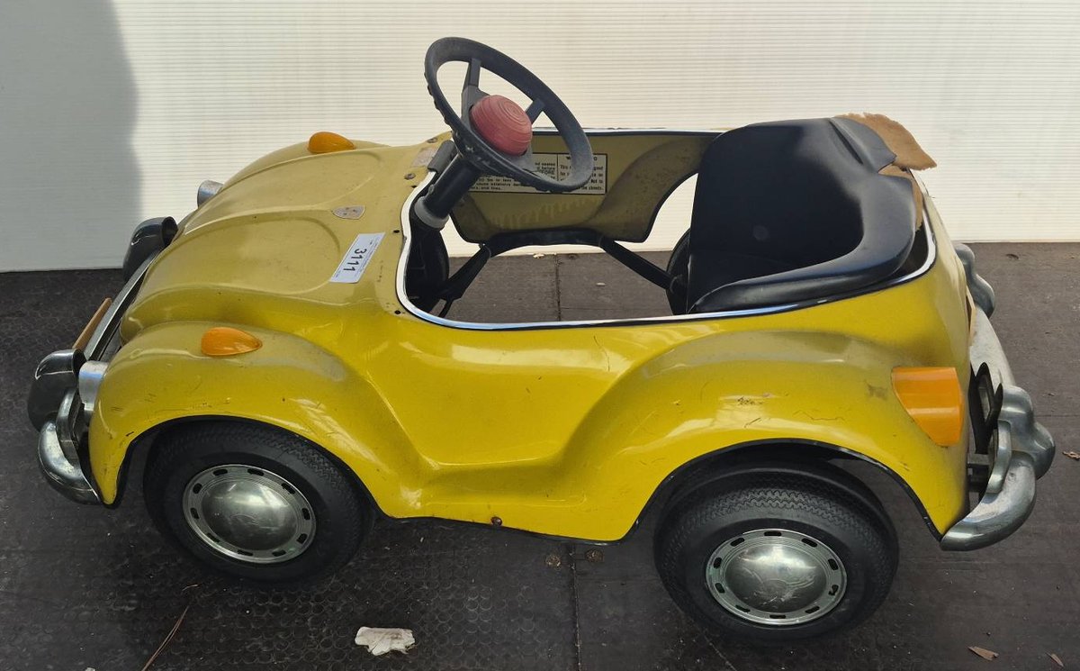 Prestige Mini Motors Yellow Pedal Car