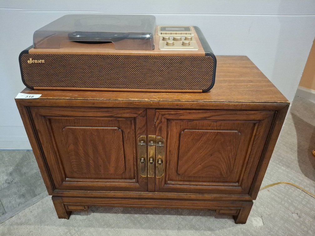 Jensen Stereo System with Cabinet and DVD Player