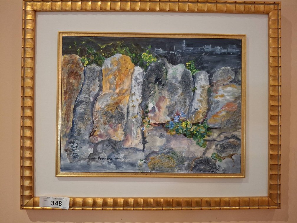 Framed Painting by Brennand 24"×19"