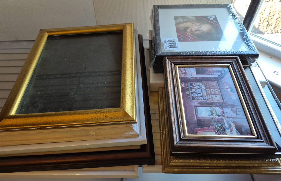 Picture Frames Lot, Various Sizes