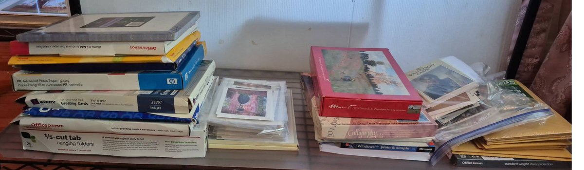 Paper, Cards, Folders, Protectors & Supplies Lot