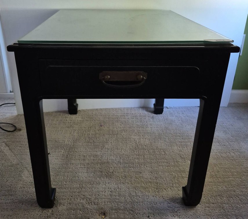 Davis Cabinet Solid Wood Side Table with Drawer
