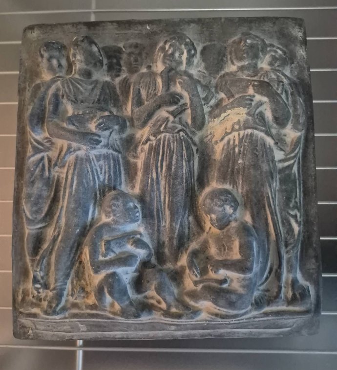 Rectangular Relief Plaque with Figures