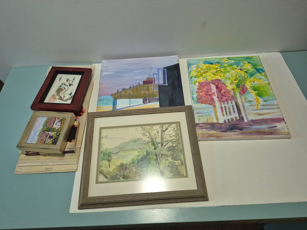 Framed and Unframed Artworks