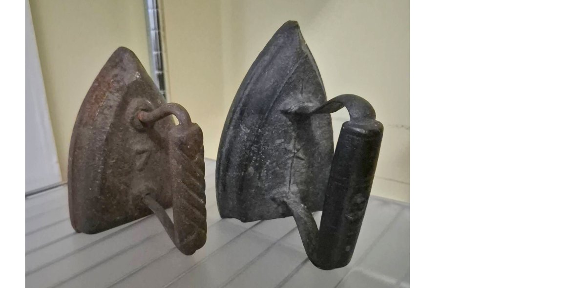 Cast Iron Sad Irons with Handles