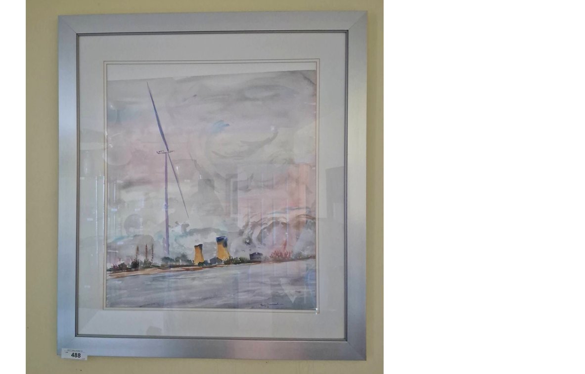 Framed Watercolor by Nancy Bronnard