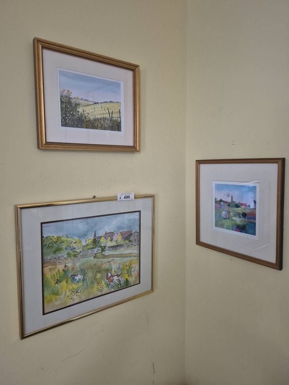 3 Framed Art Prints Landscapes & Animals