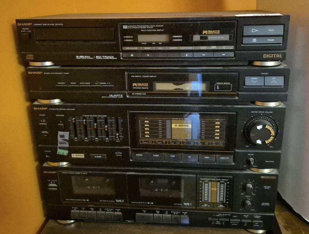 Sharp Stereo Component System 4-Piece Set