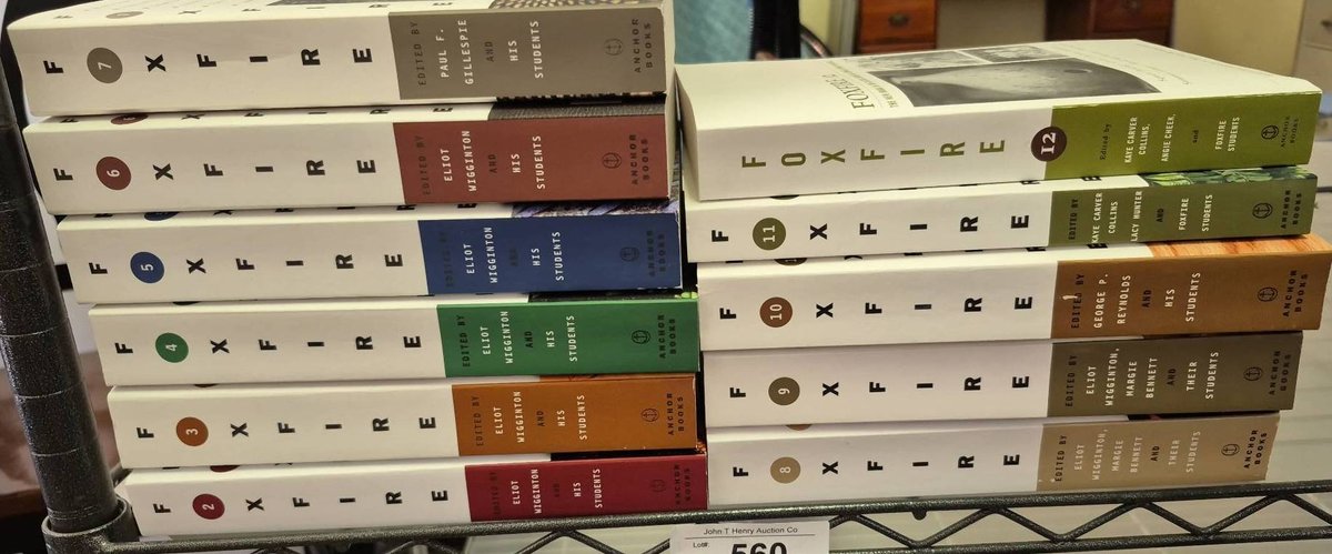 Complete Set of Foxfire Books 1-12