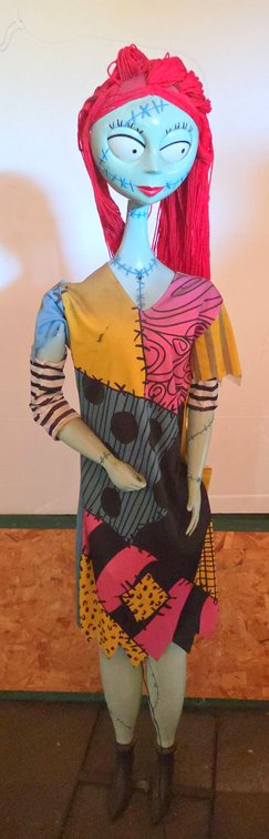 2-5'10" Animated Sally Figure Nightmare Before Xmas - Little Spider Creations Pickup