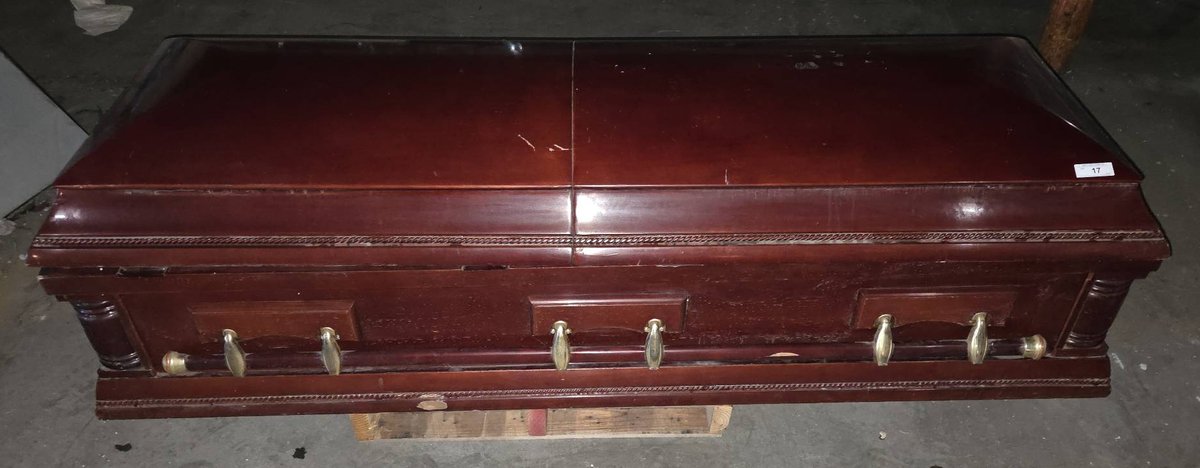 17-Wooden Casket 82x30 With Unattached Top - Little Spider Creations Pickup