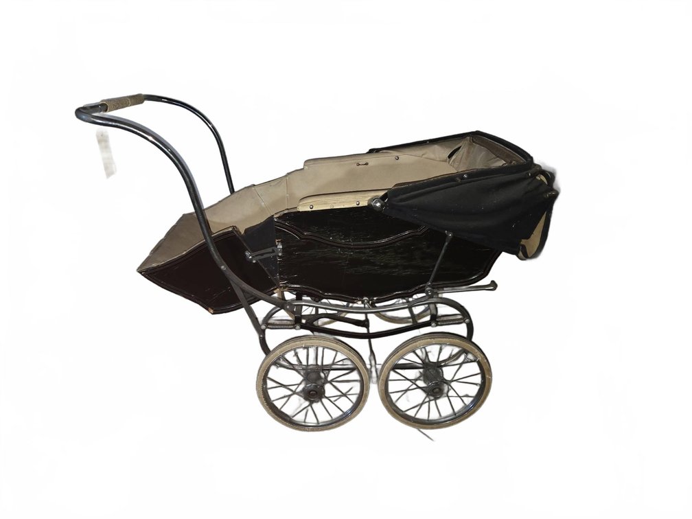 23-Vintage Halloween Themed Baby Carriage Stroller - Little Spider Creations Pickup
