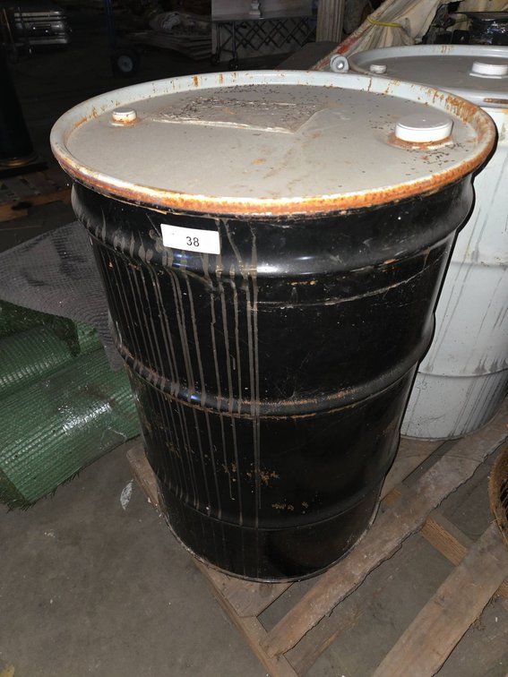 38-Three 55 Gallon Metal Barrels - Little Spider Creations Pickup